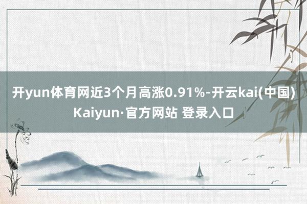 开yun体育网近3个月高涨0.91%-开云kai(中国)Kaiyun·官方网站 登录入口